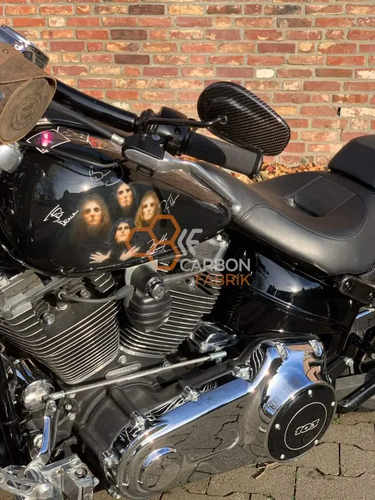 Harley Davidson Breakout Carbon Spiegelkappen